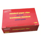 Staples Standard Non-Slip Paper Clips - #1 - 1-1/4" - 100 Pack-The fastest and easiest way to keep papers together