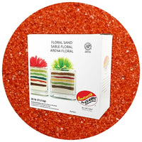 Sandtastik Floral Coloured Sand, 25 lb (11.3 kg) Box, Spiced Cider-Coarse grain with natural sparkle throughout