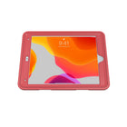 CTA Digital Protective Case with Rotatable Grip Kickstand for 10.2" iPad Gen 7 and 8, Air 3 and 10.5" Pro - Red-Silicone case and screen protector can be cleaned and sanitized with ease
