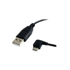 StarTech UUSBHAUB3LA 3' USB A/Micro B Male to Male Cable-Hi-Speed USB 2.0 interface for up to 482 Mbps transfer speeds