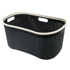 Modern Homes 40L Laundry Basket with Colour Rim-Durable and easy to clean