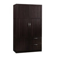 Sauder Miscellaneous Storage Wardrobe/Storage Cabinet - 71.1" H - Cinnamon Cherry (420055)-Wardrobe/Storage Cabinet