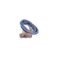 SCN Industrial - Cordons Rallonges Arctic Blue En Caoutchouc Tpe Tout Temps A/Connecteurs Illuminés Primelight, 50'-Ampères 15 A