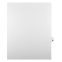 Mark Maker Legal Tabs - Letter Size - White - 1/25th cut - 25 tabs per package - 5 packages Pack - Number 142-White Single Tabs