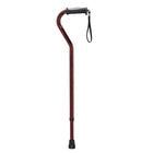 Drive Medical – Canne ajustable à poignée décentrée en gel, rouge craquelé-Rouge craquelé, aluminium
