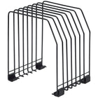 Staples - Trieur de fichiers de bureau en fil métallique - 7 fentes - Noir-Classeur robuste en fil métallique acceptant chemises de format lettre et légal