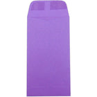 JAM Paper #7 Coin Envelopes, 3 1/2 x 6 1/2, Brite Hue Violet Purple, 50 Pack-Purple Envelopes