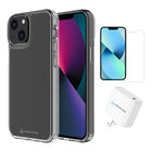 AXS Starter Kit bundle - Ultra Clear Case, Screen Protector and 20w Charger for Apple iPhone 13-20W wall charger that charges up to 4 times faster than conventional chargers