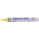 Marvy Uchida Broad-Point Opaque Paint Markers - Cream Yellow - 2 Pack-These versatile paint markers use water based acrylic ink that goes on smooth to brighten up any surface or project