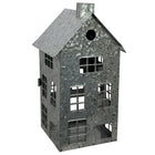 Truu Design Farmhouse Collection, Metal House Decoration, 6.25 x 12 inches, Silver-Measurement: 3.25”L x 12”h x 5.75”W in dimensions