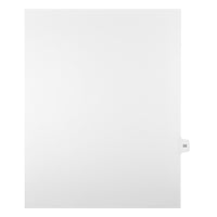 Mark Maker Legal Tabs - Letter Size - White - 1/15th cut - 25 tabs per package - 5 packages Pack - Number 56-White Single Tabs