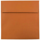 JAM Paper 8.5 x 8.5 Square Envelopes, Dark Orange, 100 Pack (3157503g)-Dark orange