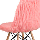 Flash Furniture Shaggy Dog Hermosa Pink Accent Chair-CA117 Fire Retardant Foam