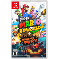 Super Mario 3D World + Bowsers Fury for Nintendo Switch-Work together locally or online with up to three other players to reach the goal