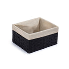 CTG - Paniers de rangement en papier tissé avec doublure, ens. de 3, brun-Rangement simple : chaque panier s'emboîte les uns dans les autres pour une solution de rangement peu encombrante lorsqu'il n'est pas utilisé