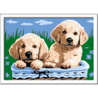 Ravensburger CreArt Cute Puppies Painting by Numbers Series E-Creativity: CreArt inspires those who may not think they are artistic. The guided experience builds confidence and a sense of accomplishment. 