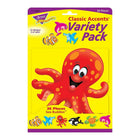Trend Enterprises Sea Buddies 5 1/2" Classic Accents Variety Pack, 108 Pack (T-10998)-Use for craft projects, patterning and sequencing activities