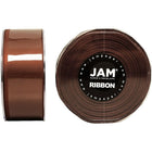 JAM PaperMD – Ruban satiné double face, 1,5 pouces de large x 25 verges, brun chocolat, 2/paquet (808SAchb25g)-Idéal pour les emballages-cadeaux, les vêtements ou pour décorer ou attacher des bouteilles, des pots et des paniers-cadeaux