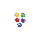 Teacher Created Resources Colourful Paw Prints Accents, 90 Pack-Colour: MultiColour