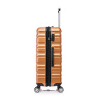 TOSCANO MAGNIFICA 30" Hardside Large Luggage - Bronze Gold-Deluxe Interior