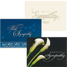 JAM Paper Blank Sympathy Card Set, Sympathy Assortment, 25 Pack (526AOA002WB)-Folded Card Size: 7 7/8" x 5 5/8". 25 blank cards (open, not folded) and 25 premium envelopes per box.