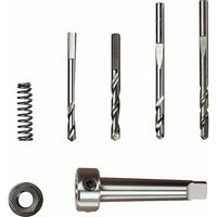 Starrett Hole Saw Arbor & Pilot Drills - 4 Pack-Thread" - 5/8 - 18