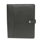 Ashlin Designer Cluny Tuscany Leather Tablet Case with Closure for 10" iPad - Black-Fits iPad and other similar sized tablets