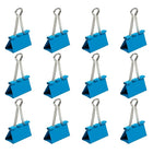 JAM Paper – Grands pince-notes, 41 mm, bleu, 12/paquet (340BCbu)-5