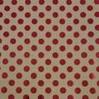 JAM Paper Kraft Wrapping Paper Rolls, Green Foil Dots and Red Foil Dots Assortment, 50 Sq. Ft, 2 Pack-5