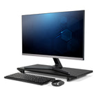 Allsop Dual Height Adjustable Lo Riser Monitor Stand with Wide Platform - Black-7