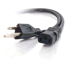 C2G 3130 6' Power Cord-C13 IEC and NEMA 5-15 Male ports facilitate connection between your device and a power source