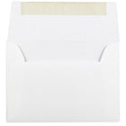 JAM Paper A7 Invitation Envelopes, 5.25 x 7.25 Strathmore Bright White Wove, 100 Pack (STTW711g)-Size: A7 (5 1/4" x 7 1/4")