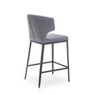 Plata Import Cesar Counter Stool, Grey, 2 Pack-42'' H x 20'' W x 20'' D