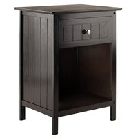 Winsome Blair Accent Table, Coffee Finish (23218)-Made of Solid and Composite Wood