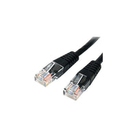 StarTech M45PATCH10BK 10' Cat 5e Molded Patch Cable, Black-Features RJ-45 Male connector on both sides to facilitate easy connectivity