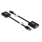 Club 3D DisplayPort to VGA Adapter - Black-Adapter, Connecting to VGA