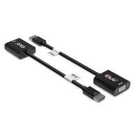 Club 3D DisplayPort to VGA Adapter - Black-Adapter, Connecting to VGA