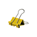 JAM Paper Binder Clips, Small, 19mm, Yellow Binderclips, 5 packs of 25 (334BCYEg)-4