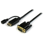 StarTech 6 Ft HDMI to VGA Active Converter Cable, HDMI to VGA Adapter, 1920X1200 Or 1080P-Reduce clutter in your classroom or workstation with a precise 6 foot cable connecting your HDMI computer to your VGA display