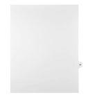 Mark Maker Legal Exhibit Index Tab White Single Tabs, 1/15th Cut, Letter Size, No Holes, Number 86, 25 Pack-White Single Tabs, 1/15th Cut