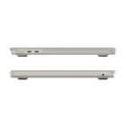 JCPal MacGuard Protective Case for 13" MacBook Air (2022 M2 / 2024 M3 / 2025 M4) - Matte Clear-Non-slip rubber feet