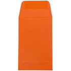 JAM Paper #1 Coin Envelopes, 2.25 x 3.5, Brite Hue Orange Recycled, 1000 Pack-Orange Envelopes