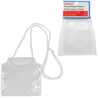 Staples String-Style Name Badge Kit - 4" W x 3" H - White - 10 Pack-Perfect for meetings, conferences and other group get-togethers
