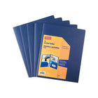 Staples Twin-Pocket Poly Portfolios - Blue - 5 Pack-Durable, waterproof, and tear-resistant poly construction