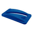 Rubbermaid SlimJim Paper Recycling Top, Blue-Container and additional tops sold separately