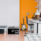 Truu Design Rock Band Storage Boxes, Set of 3, 19.75 x 13.75 x 11.75 inches, Black-Made of medium-density fibreboard