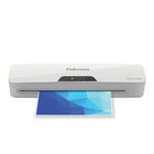 Fellowes Halo 125 Laminator with Pouch Starter Kit (5753101)-Auto-Shut Off saves energy and prevents overheating.