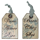 Cathay Importers Assorted Rustic Hanging Quotes, 12 Pack (EC-24-0135)-Print