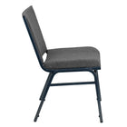 Flash Furniture HERCULES Series Heavy Duty Stack Chair - Grey Fabric-550 lb. Weight Capacity