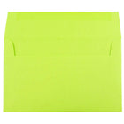 JAM Paper Enveloppes format livret de teinte claire avec fermeture gommée, 6 x 9 1/2 po, vert lime, 1000/paquet-Taille : A10 (6 x 9 1/2 po)